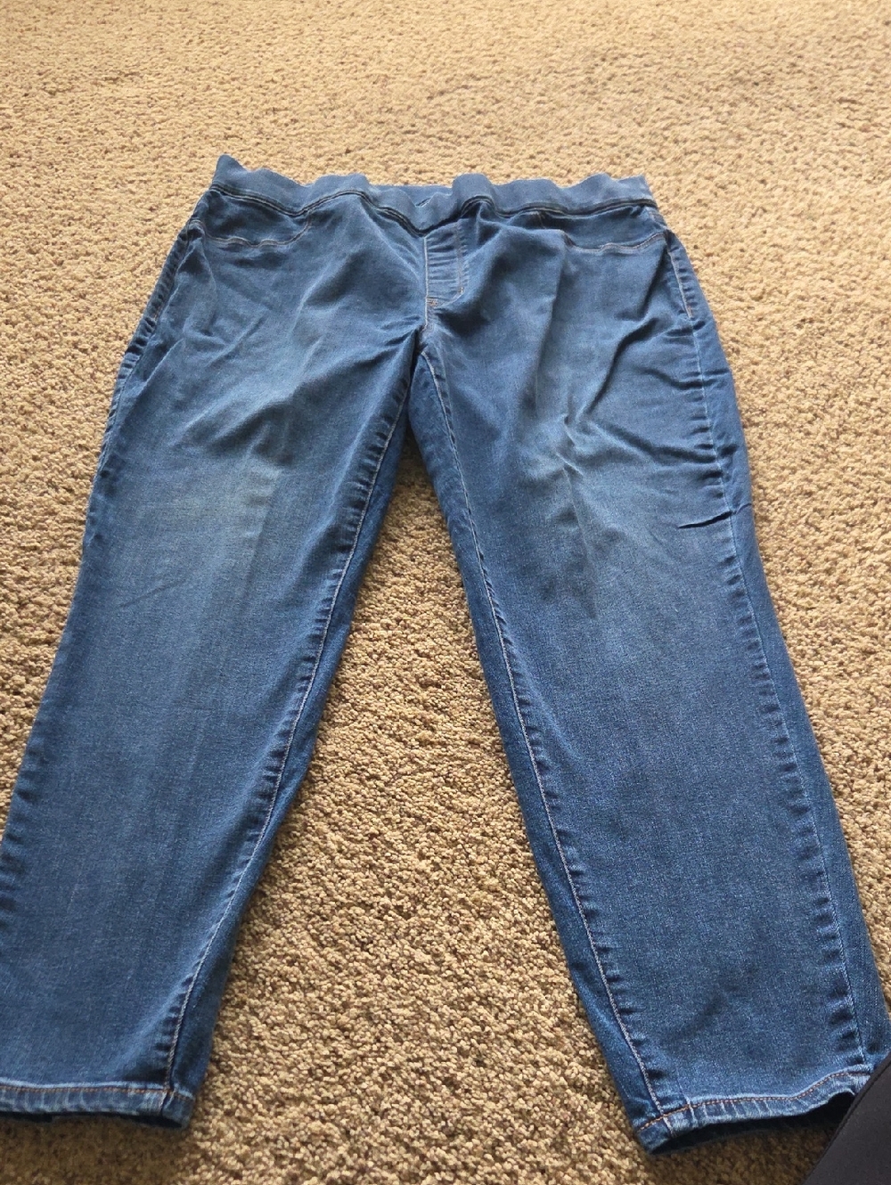 Talbots Flawless High-Rise Jeggings in Deep Blue